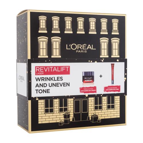 L'Oréal Paris Revitalift Laser Wrinkles And Uneven Tone darčeková kazeta darčeková sada