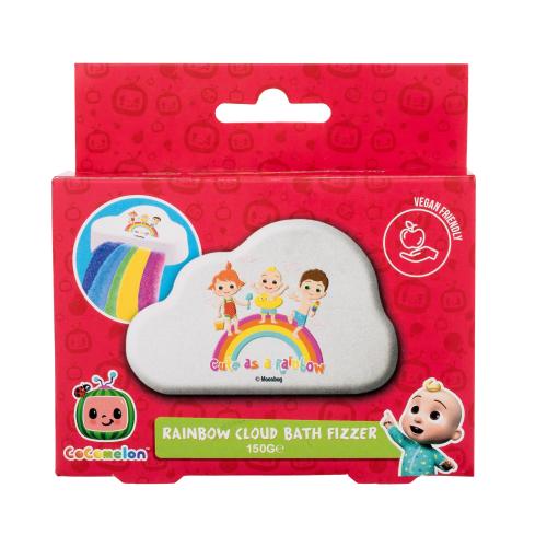 Cocomelon Cocomelon Rainbow Cloud Bath Fizzer 150 g bomba do kúpeľa pre deti