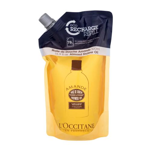 L'Occitane Almond Shower Oil (Amande) 500 ml sprchovací olej pre ženy Náplň