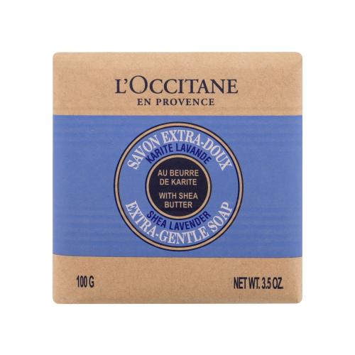 L'Occitane Shea Lavender vyživujúce mydlo Extra Rich Soap 100 g