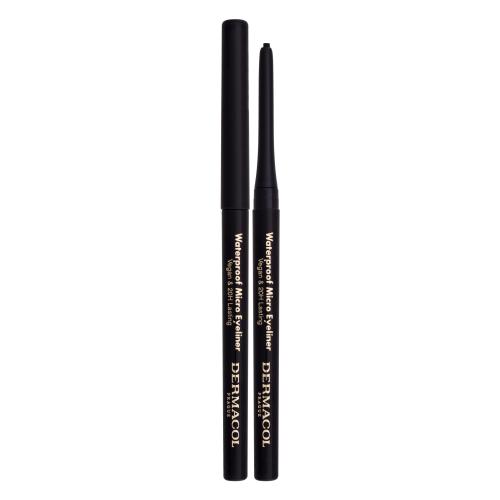 Dermacol Micro Eyeliner Waterproof vodeodolná ceruzka na oči odtieň 01 Black 1 g