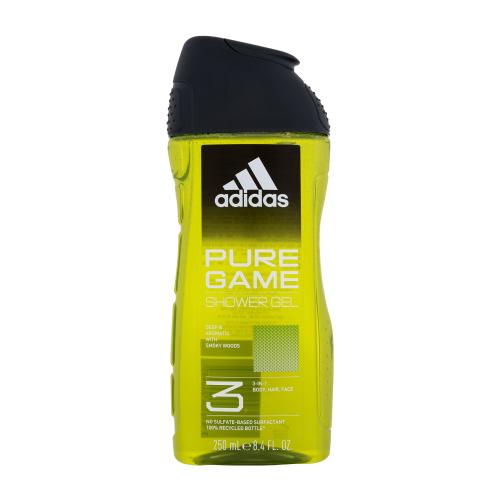 Adidas Pure Game Shower Gel 3-In-1 250 ml sprchovací gél pre mužov
