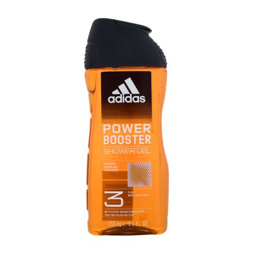 Adidas Power Booster Shower Gel 3-In-1 250 ml sprchovací gél pre mužov
