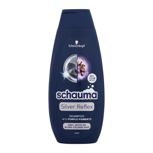 Schwarzkopf Schauma Silver Reflex Shampoo 400 ml šampón pre ženy na blond vlasy; na suché vlasy