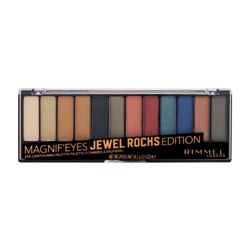 Rimmel London Magnifeyes Eyeshadow Palette 009 Jewel Rocks paletka očných tieňov 14 g