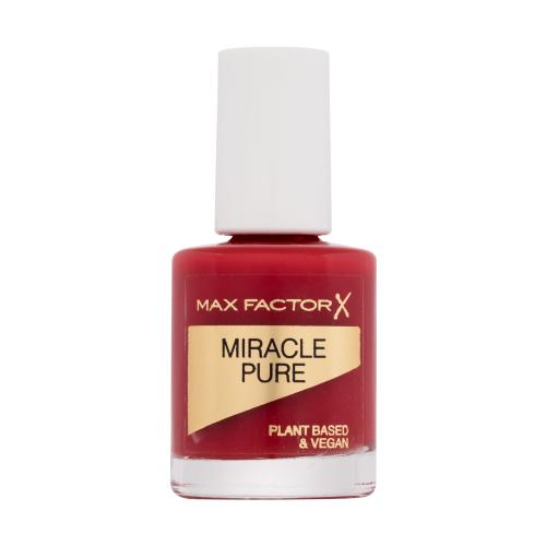 Max Factor Miracle Pure 12 ml lak na nechty pre ženy 305 Scarlet Poppy