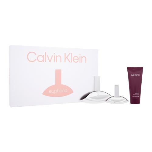 Calvin Klein Euphoria darčeková kazeta pre ženy parfumovaná voda 100 ml + telové mlieko 100 ml + parfumovaná voda 30 ml