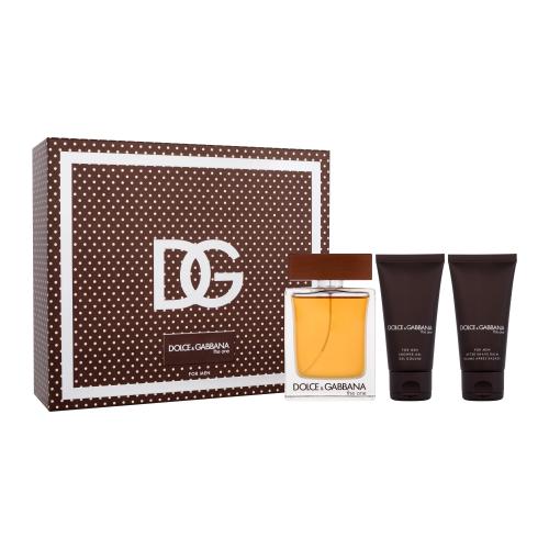 Dolce&Gabbana The One For Men darčeková kazeta pre mužov toaletná voda 100 ml + sprchovací gél 50 ml + balzam po holení 50 ml
