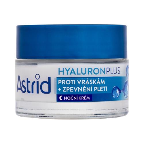 Astrid Hyaluron 3D Antiwrinkle & Firming Night Cream 50 ml nočný pleťový krém na veľmi suchú pleť; proti vráskam; spevnenie a lifting pleti