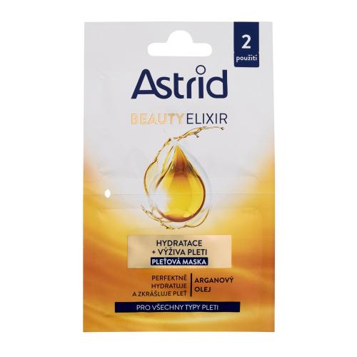 Astrid Beauty Elixir 2x8 ml pleťová maska pre ženy na veľmi suchú pleť; výživa a regenerácia pleti; na dehydratovanu pleť