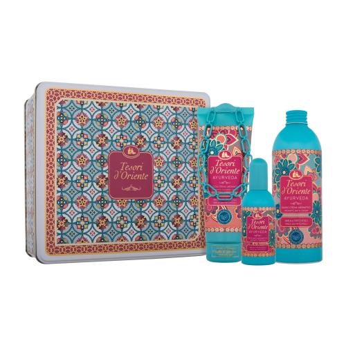 Tesori d´Oriente Ayurveda darčeková kazeta parfumovaná voda 100 ml + sprchovací krém 250 ml + pena do kúpeľa 500 ml pre ženy