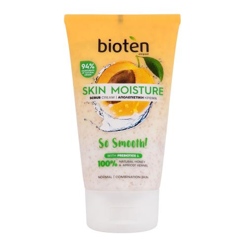Bioten Skin Moisture čistiaci krémový peeling pre normálnu až zmiešanú pleť 150 ml