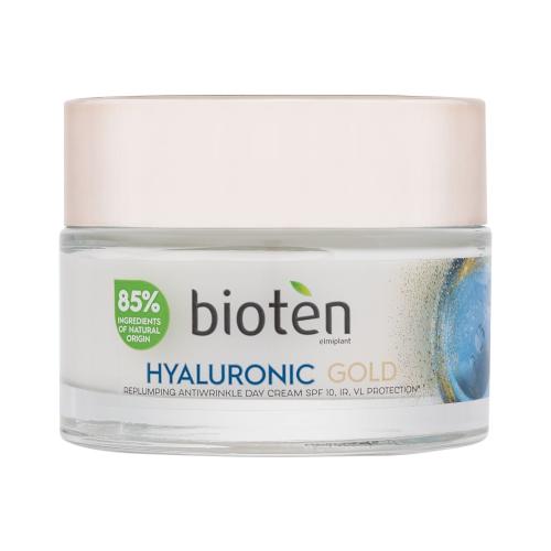 Bioten Hyaluronic Gold omladzujúci ochranný denný krém proti vráskam 50 ml