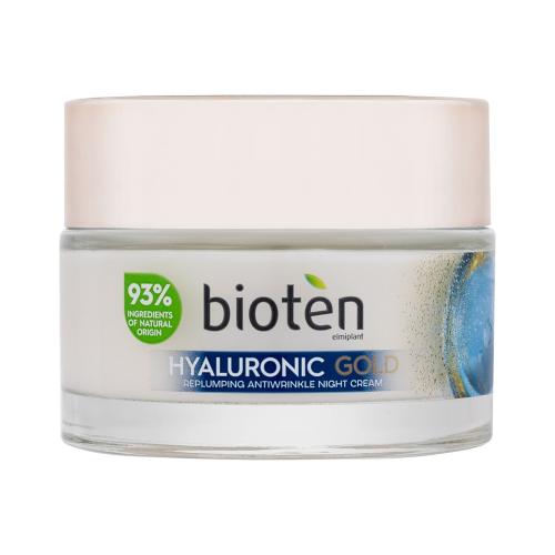 Bioten Hyaluronic Gold intenzívny nočný krém proti vráskam 50 ml