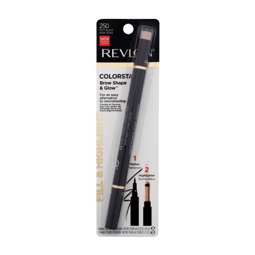 Revlon Colorstay Brow Shape & Glow 0,83 g ceruzka na obočie pre ženy 250 Soft Black