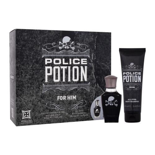 Police Potion darčeková kazeta parfumovaná voda 30 ml + sprchovací gél 100 ml pre mužov