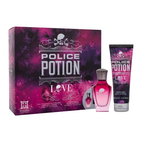 Police Potion Love darčeková kazeta parfumovaná voda 30 ml + telové mlieko 100 ml pre ženy