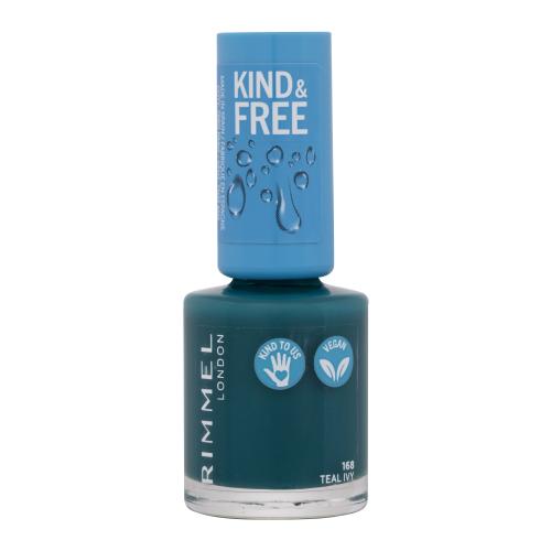 Rimmel Kind & Free lak na nechty odtieň 168 Teal Ivy 8 ml