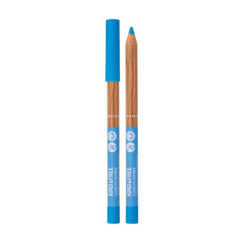 Rimmel Kind & Free ceruzka na oči s intenzívnou farbou odtieň 6 Anime Blue 1,1 g