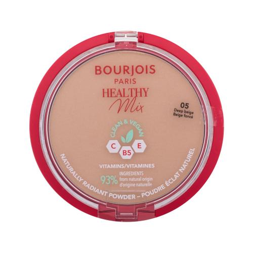 Bourjois Healthy Mix zmatňujúci púder pre žiarivý vzhľad pleti odtieň 05 Sand 10 g