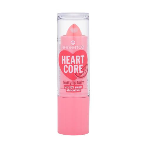 Essence Heart Core Fruity Lip Balm 3 g vyživujúci balzam na pery pre ženy 03 Wild Watermelon