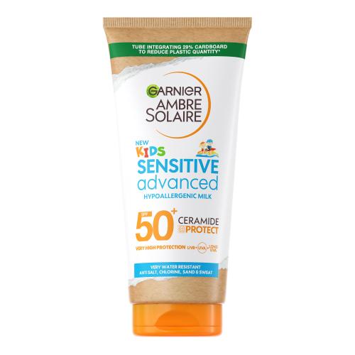 Garnier Ambre Solaire Sensitive Advanced ochranné opaľovacie mlieko pre deti SPF 50+ 175 ml