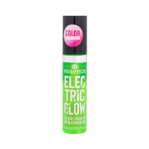 essence Electric Glow olej na pery a líca 4.4 ml