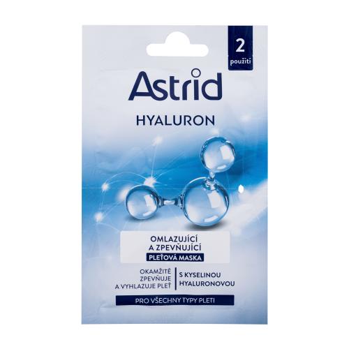 Astrid Hyaluron Rejuvenating And Firming Facial Mask 2x8 ml pleťová maska pre ženy spevnenie a lifting pleti