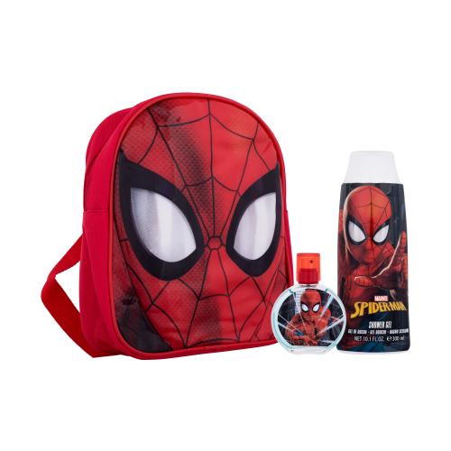 Marvel Spiderman Set darčeková kazeta toaletná voda 50 ml + sprchovací gél 300 ml + batoh pre deti