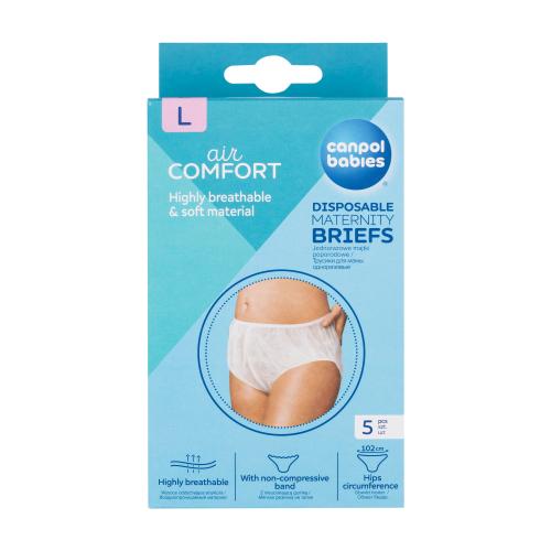 Canpol babies Air Comfort Disposable Maternity Briefs L 5 ks popôrodné nohavičky pre ženy
