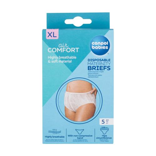 Canpol babies Air Comfort Disposable Maternity Briefs XL 5 ks popôrodné nohavičky pre ženy