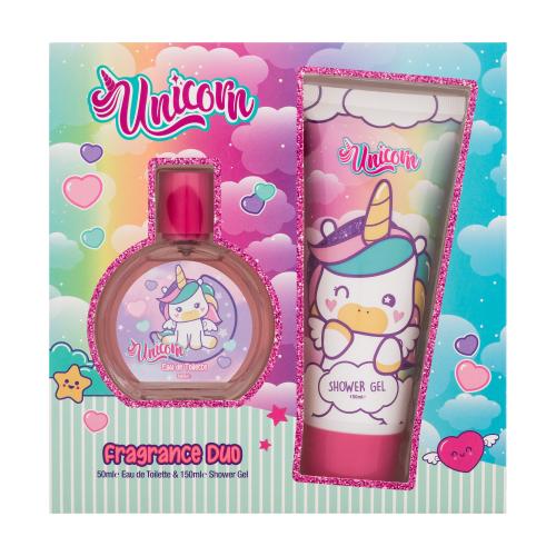 Unicorn Unicorn darčeková kazeta toaletná voda 50 ml + sprchovací gél 150 ml pre deti poškodená krabička