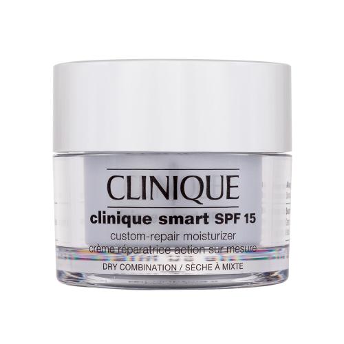 Clinique Clinique Smart SPF15 30 ml denný pleťový krém na všetky typy pleti; na zmiešanú pleť; proti vráskam; na rozjasnenie pleti