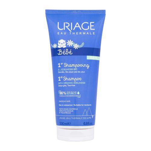 Uriage Bébé 1st Shampoo jemný detský šampón pre jednoduché rozčesávanie vlasov 200 ml