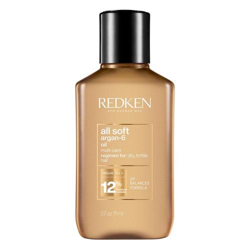 Redken All Soft Argan-6 Oil 111 ml olej na vlasy pre ženy na šedivé vlasy; na oslabené vlasy