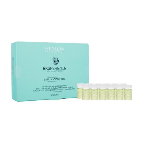 Revlon Professional Eksperience Sebum Control Balancing Hair Cleanser 12x7 ml sérum na vlasy pre ženy poškodená krabička na mastné vlasy