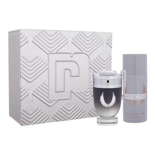 Paco Rabanne Invictus Platinum darčeková kazeta parfumovaná voda 100 ml + dezodorant 150 ml pre mužov
