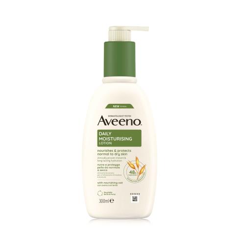 Aveeno Daily Moisturising Body Lotion 300 ml vyživujúce a ochranné telové mlieko na normálnu až suchú pokožku unisex