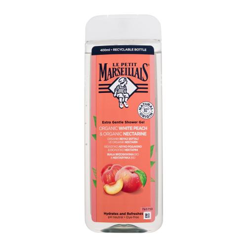 Le Petit Marseillais Extra Gentle Shower Gel Organic White Peach & Organic Nectarine 400 ml sprchovací gél unisex