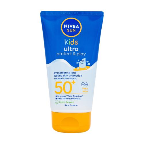 Nivea Sun Kids Ultra Protect & Play SPF50+ 150 ml opaľovací prípravok na telo pre deti