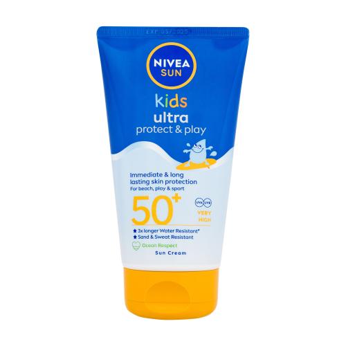 NIVEA SUN Protect & Play opaľovacie mlieko pre deti SPF 50+ 150 ml