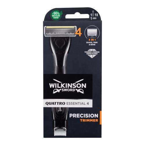 Wilkinson Sword Quattro Essential 4 Precision Trimmer 1 ks holiaci strojček pre mužov