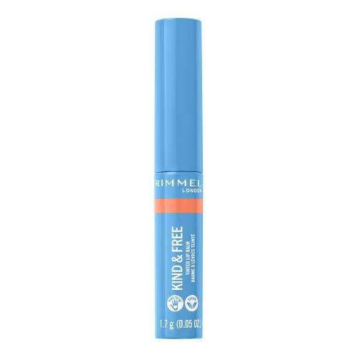 Rimmel London Kind & Free Tinted Lip Balm 4 g tónujúci balzam na pery pre ženy 003 Tropical Spark