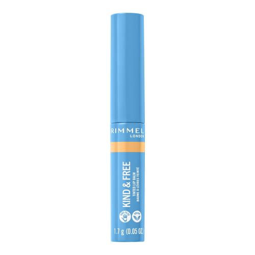 Rimmel London Kind & Free Tinted Lip Balm 4 g tónujúci balzam na pery pre ženy 001 Air Storm