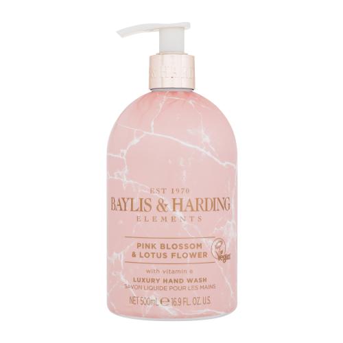 Baylis & Harding Elements Pink Blossom & Lotus Flower tekuté mydlo na ruky 500 ml