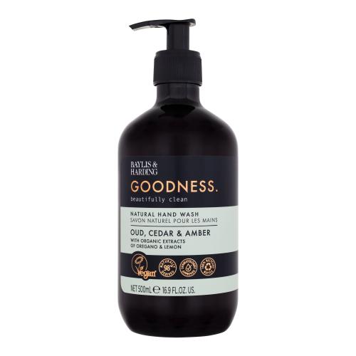 Baylis & Harding Goodness Oud, Cedar & Amber Natural Hand Wash 500 ml tekuté mydlo pre ženy