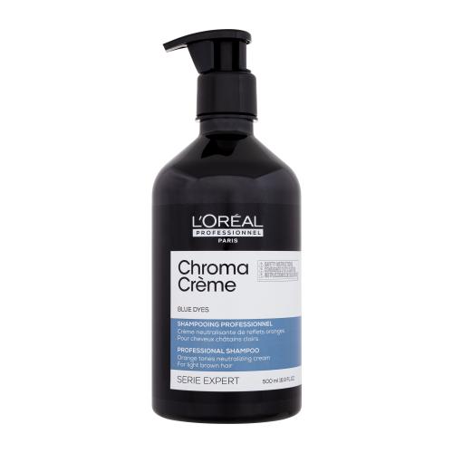 L'Oréal Professionnel Chroma Crème Professional Shampoo Blue Dyes 500 ml šampón pre ženy