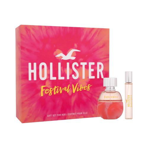 Hollister Festival Vibes darčeková kazeta parfumovaná voda 50 ml + parfumovaná voda 15 ml pre ženy