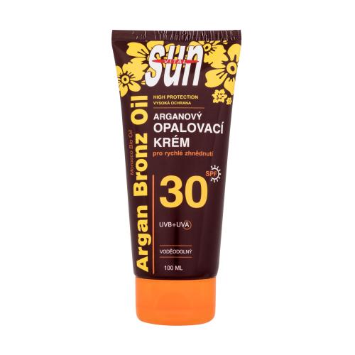 Vivaco Sun Argan Bronz Oil Tanning Cream SPF30 100 ml opaľovací prípravok na telo unisex