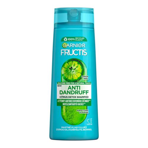 Garnier Fructis Antidandruff Citrus Detox Shampoo 250 ml šampón unisex proti lupinám; na mastné vlasy
